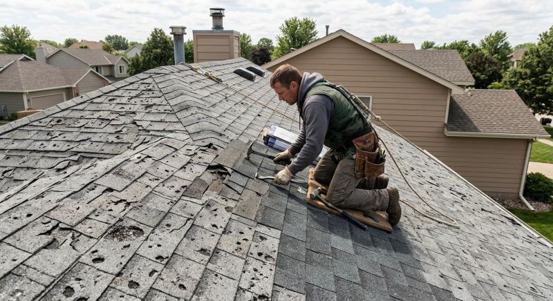 Storm Damage Roof Repair in Taylor, PA
