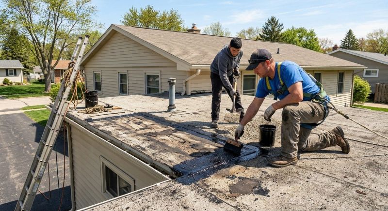 Tar And Gravel Roof Repair in Bushkill, PA