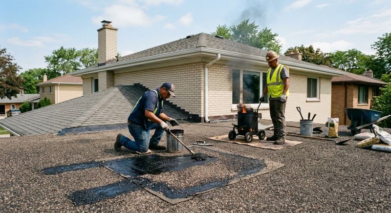 Tar And Gravel Roof Repair in Lackawaxen, PA