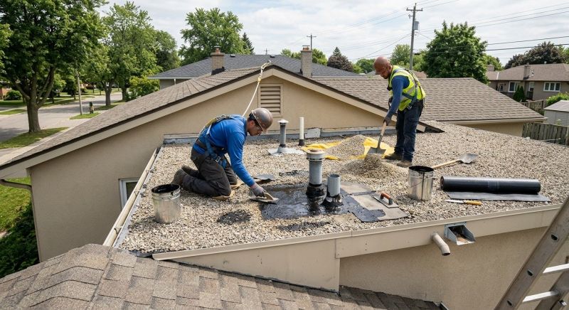Tar And Gravel Roof Repair in Moscow, PA