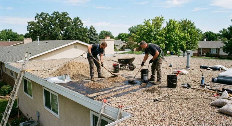 Tar And Gravel Roof Repair in Pleasant Mount, PA