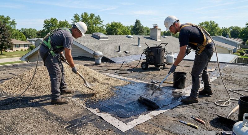 Tar And Gravel Roof Repair in Wayne County, PA