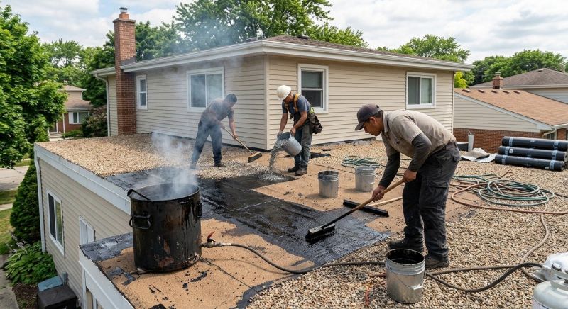 Tar And Gravel Roof Repair in Wayne County, PA