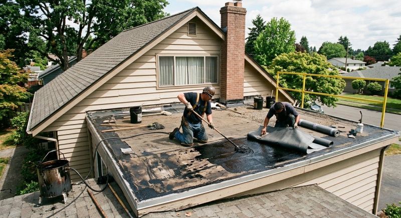 Tar Roof Repair in Newfoundland, PA