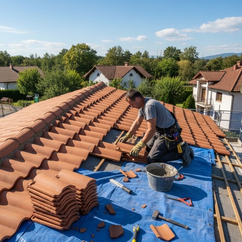 Tile Roof Repair in Hawley, PA