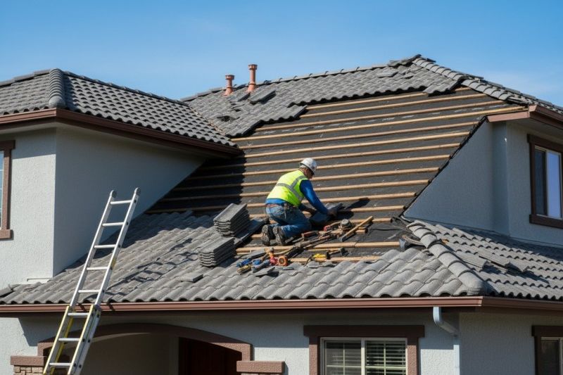 Tile Roof Repair in Tobyhanna, PA