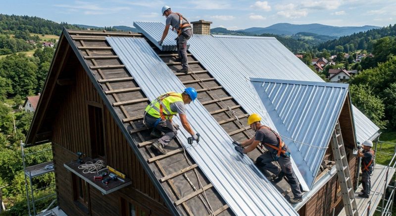 Tin Roof Installation in Milford, PA