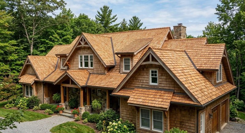 Wood Roofing Installation in Clifford, PA