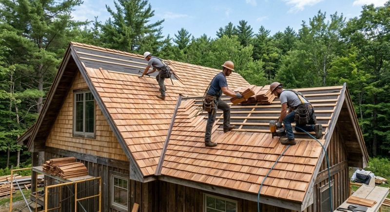Wood Roofing Installation in Shohola, PA