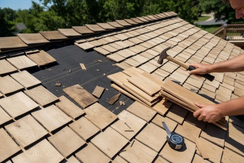 Wood Shake Roof Repair in Clifford, PA