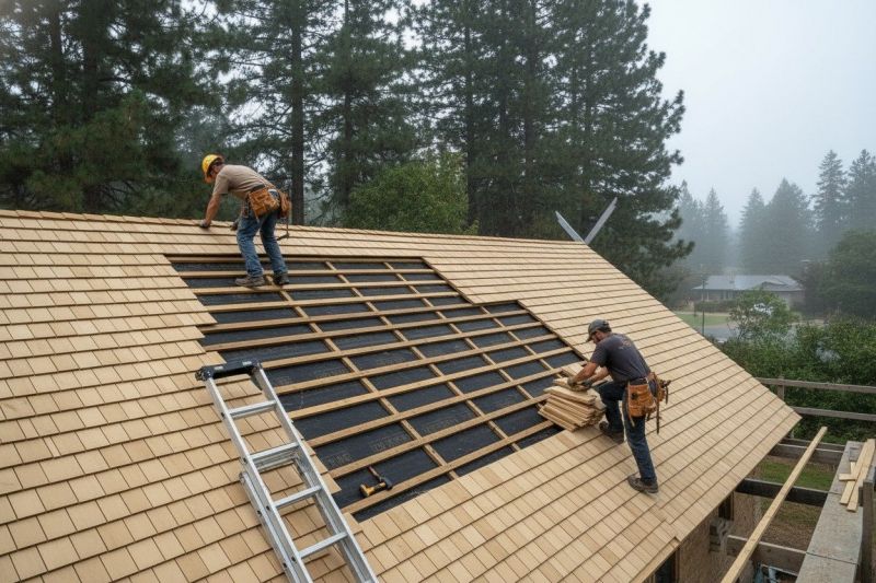 Wood Shake Roof Repair in Clifford, PA