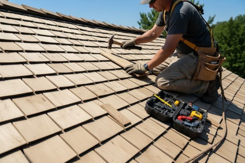 Wood Shake Roof Repair in Moscow, PA