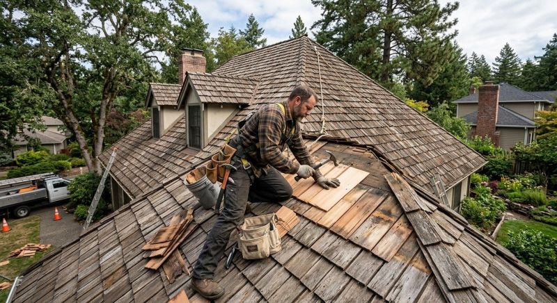 Wood Shake Roof Repair in Shohola, PA