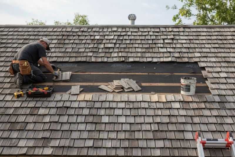 Wood Shake Roof Repair in Tobyhanna, PA