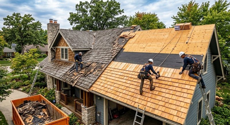 Wood Shake Roof Replacement in Dingmans Ferry, PA