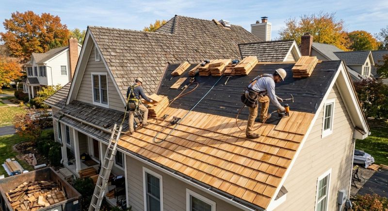 Wood Shake Roof Replacement in Newfoundland, PA