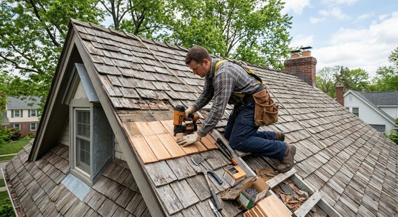 Wood Shingles Repair in Milford, PA